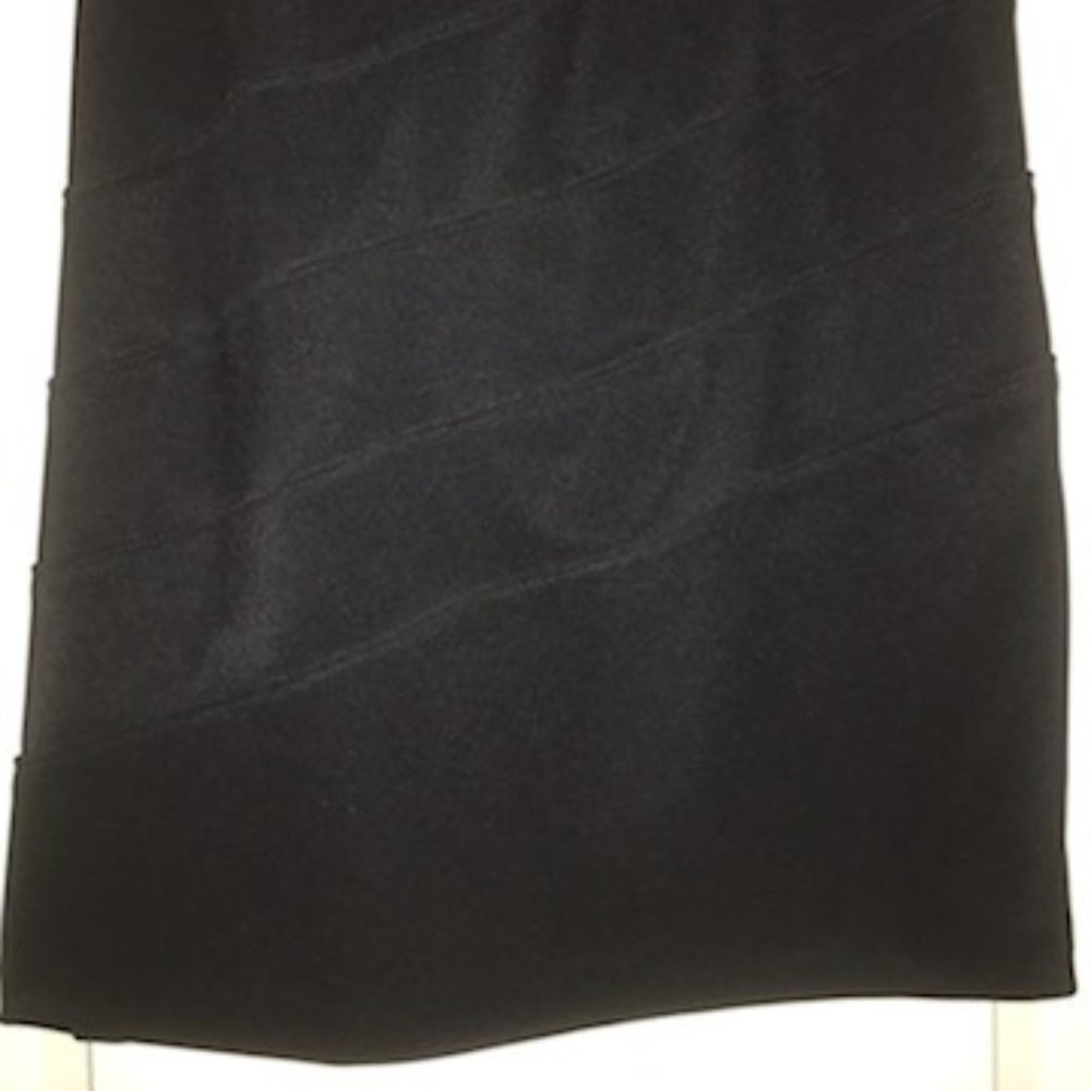 Pencil Skirt with Diagonal Stitching